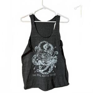 Alternative Earth Black Graphic Tank Top - The Devil Makes Three